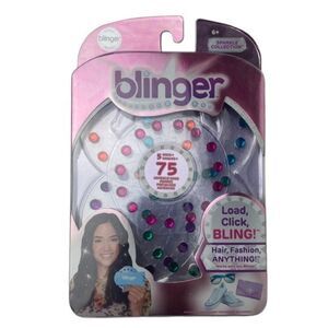 BLINGER - Refill Adhesive Gems Click Load Bling Rainbow Pack 5 Discs 75 Gems